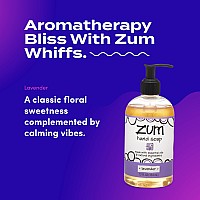 Zum Indigo Wild Hand Soap Natural Liquid Hand Soap Perfect Bathroom Kitchen Hand Soap Lavender Scent 12 Oz 4 Pack