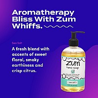 Zum Indigo Wild Hand Soap Natural Liquid Hand Soap Perfect Bathroom Kitchen Hand Soap Sea Salt Scent 12 Oz 4 Pack