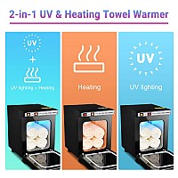 Byootique Hot Towel Warmer Cabinet 5L Mini Small Towel Warmer 2In1 Professional Heating Portable Towel Warmer For Facial Spa