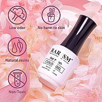 Rarjsm Nude Pink Gel Nail Polish Bubble Gel Polish Bare Collection Soak Off Uv Led Nail Gel Polish Nail Art Starter Manicure Sa