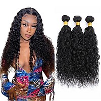 Fashion Vila Water Wave Bundles Human Hair Brazilian 3 Bundles 100 Unprocessed Virgin Human Hair Wet And Wavy Bundles Natural B