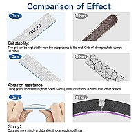 Nail Files-Nail File For Acrylic Nails 100/100 Grit, 12 Pcs Nail Files Emery Boards For Acrylic Nails, Washable Thick Professional Manicure Tools For Nail Tech