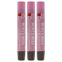 Burt's Bees Lip Shimmer, Strawberry, 0.09 oz, Pack