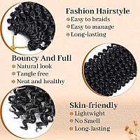 Passion Twist Hair 18 Inch Water Wave Crochet Hair 6 Packs Passion Twists Crochet Hair Long Braiding Hair Bohemian Synthetic Hai