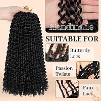 Passion Twist Hair 18 Inch Water Wave Crochet Hair 6 Packs Passion Twists Crochet Hair Long Braiding Hair Bohemian Synthetic Hai