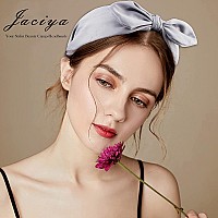 Jaciya 6Pcs Knotted Bow Headbands For Women Turban Wide Headbands For Women Top Knot Hair Bands Diademas Para Mujer