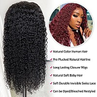 Eooma Hd Transparent Lace Front Wigs Human Hair With Baby Hair 180 Density 18 Inch Brazilian Curly Lace Closure Human Hair Wigs