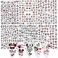 Cute Cartoon Nail Art Stickers Decals 3D Self Adhesive Nail Art Supplies Nail Decals For Nail Art Decoration Diy Nail Designs St