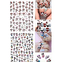 Cute Cartoon Nail Art Stickers Decals 3D Self Adhesive Nail Art Supplies Nail Decals For Nail Art Decoration Diy Nail Designs St