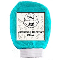 Natural Elephant Exfoliating Hammam Glove Face And Body Exfoliator Mitt Lovely Lilac Pack Of 2