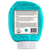 Natural Elephant Exfoliating Hammam Glove Face And Body Exfoliator Mitt Lovely Lilac Pack Of 2