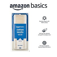 Amazon Basics Cotton Swabs 2000 Count 4 Packs Of 500