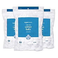 Amazon Basics Cotton Balls 600 Count 3 Packs Of 200 Previously Solimo