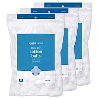 Amazon Basics Cotton Balls 600 Count 3 Packs Of 200 Previously Solimo