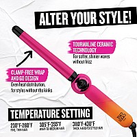 Bed Head Rock N Waver Digital Tapered Curling Wand Naturallooking Textured Waves 341 In