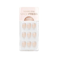 Dashing Diva Magic Press Nails Day To Night Short Square Shaped Press On Nails Long Lasting Stick On Gel Nails Lasts Up