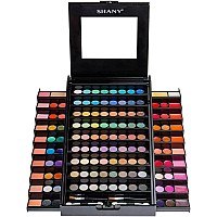 Shany Elevated Essentials Makeup Set Allinone Makeup Kit With 72 Eyeshadows 28 Lip Colors 18 Gel Eyeliners 10 Blushes 1