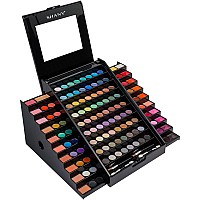 Shany Elevated Essentials Makeup Set Allinone Makeup Kit With 72 Eyeshadows 28 Lip Colors 18 Gel Eyeliners 10 Blushes 1