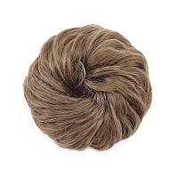 Benehair Messy Bun Hair Piece Thick Scrunchy Updo Hair Pieces For Women Wavy Hair Bun Scrunchies Donut Chignon Hairpiece With El