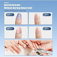 Depvko 13PC Nail Drill Bits Set, Drill Bits for Nails, 3pcs Tungsten Carbide Drill Bits+ 3pcs Ceramic Efile Nail Drill Bits+ 6pcs Diamond Drill Bits+ 1pcs Brush, 3/32 inch Nail Bits for Nail Drill