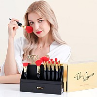 Ducare Makeup Brushes 12Pcs The Queen Series Makeup Brush Set Premium Gifts Kabuki Foundation Blending Face Powder Blush Conceal