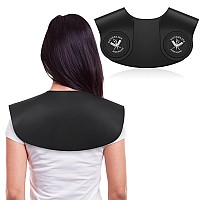 Novelife Barber Hair Cutting Pad Guide Silicone Hair Dye Collar Stylist Hair Cutting Neck Collar Weighted Rubber Neck Wrap Ne