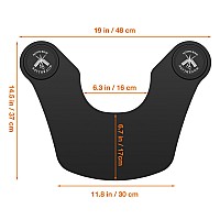 Novelife Barber Hair Cutting Pad Guide Silicone Hair Dye Collar Stylist Hair Cutting Neck Collar Weighted Rubber Neck Wrap Ne