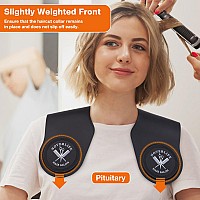 Novelife Barber Hair Cutting Pad Guide Silicone Hair Dye Collar Stylist Hair Cutting Neck Collar Weighted Rubber Neck Wrap Ne