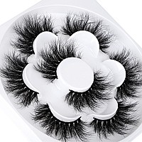 Mink Eyelashes Fluffy Dramatic False Eyelashes Thick Long Mink Lashes Wispy Strip Curly Fake Eyelashes by Calphdiar