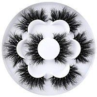 Mink Eyelashes Fluffy Dramatic False Eyelashes Thick Long Mink Lashes Wispy Strip Curly Fake Eyelashes by Calphdiar