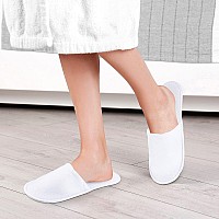 Geyoga 30 Pairs Spa Slippers Disposable Slippers Non Slip Unisex Closed Toe Disposable Slippers For Home Spa Travel Hotel Massag