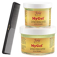 Joie Naturals My Gel Hair Gel Set Wstyling Comb Hair Styling Gel Moisturizing Formula Wplant Oils Herbal Extracts Curl