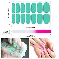 Maitys 168 Pieces 12 Sheets Full Wrap Nail Polish Stickers Self Adhesive Glitter Gradient Marble Color Nail Decal Strips With Gl