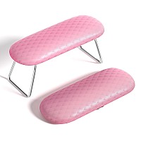 Aoraem Nail Arm Rest Microfiber Leather Manicure Hand Pillow Professional Nail Rest Cushion Table Desk Station For Salon Use P