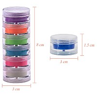 Duufin 36 Colors Pigment Nail Powder Colorful Luminous Pigment Powder Iridescent Pearlescent For Nail Art Body And Crafts