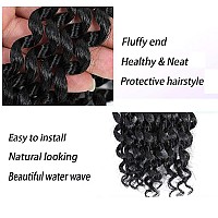 8 Packs Passion Twist Hair 22 Inch Passion Twist Crochet Hair For Black Women Water Wave Crochet Braiding Hair Extensions 22 In