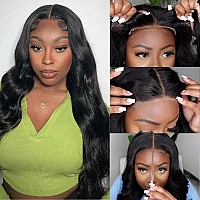 5X5 Hd Lace Closure Wigs Human Hair Body Wave Wear And Go Glueless Wigs 180 Density Human Hair 3 Seconds To Wear Lace Closue Wi