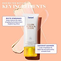 Supergoop Glowscreen Body Spf 40 Pa 34 Fl Oz Body Lotion Broad Spectrum Sunscreen With Subtle Shimmer Adds Instant G