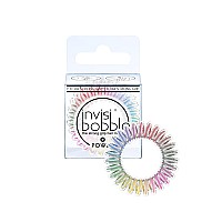 Invisibobble Power Magic Rainbow Hair Scrunchie 3 x Spiral Hair Bobbles Colourful Girls, Women & Men I Extra Strong I Designed in the Heart of Munich