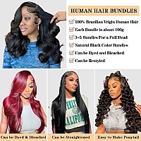 12A Body Wave Bundles Human Hair 24 24 24 300G 100 Unprocessed Brazilian Virgin Hair Body Wave 3 Bundles Human Hair Weave Bu