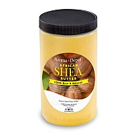 Raw African Shea Butter 2 Lb Jar Yellowgold Grade A 100 Natural Pure Fresh Moisturizing Ideal For Dry And Cracked Skin Ca