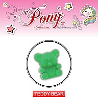 Hair Ties Hair Accessories For Girls Cartoon Character Hair Ties With Balls Bubble Twinbead Ponytail Holders 16 Pcs Teddy Bear