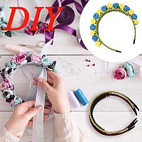 Duufin 12 Pieces Teeth Comb Headband Nonslip Hair Headbands Colorful Teeth Headbands For Girls Women 12 Colors