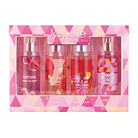 Kensie by Kensie, 4 Piece Body Mist Gift Set Variety for Women