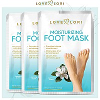 Love Lori Foot Moisturizer Socks 3 Pack Foot Mask Moisturizing For Dry Cracked Feet Heel Feet Mask For Baby Feet Foot