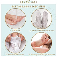 Love Lori Foot Moisturizer Socks 3 Pack Foot Mask Moisturizing For Dry Cracked Feet Heel Feet Mask For Baby Feet Foot