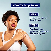 Megababe Sweat Absorbing Lotion - Magic Powder Stay-Dry Lotion to Powder | Aluminum-Free, Talc-Free | 4.5 fl oz