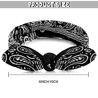 Hicarer 2 Pcs Head Scarf For Women Retro 1940S Head Scarf Halloween Dress Up Bandana Headbands Vintage Rabbit Ear Hairband Girl Hair Accessories