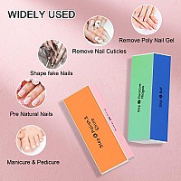 Soft N Style 4 Way Shiny Block 4 Step Buffing Block Shine Nail Buffer 3 Pcs