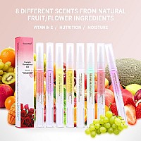 Sullmar 8Pcs Nail Cuticle Oils Nail Nutrition Oil Pen Nail Nourishment Pens 8 Smell Cuticle Nourish Skin Nail Care 8Pcs